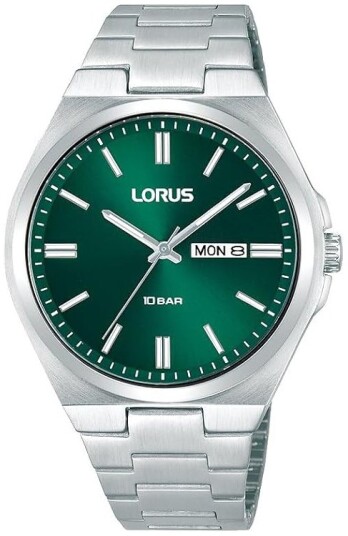 Lorus Herreklokke RH395AX9 Classic Grønn/Stål Ø40 mm Lorus Herreklokke RH395AX9 Classic Grønn/Stål Ø40 mm