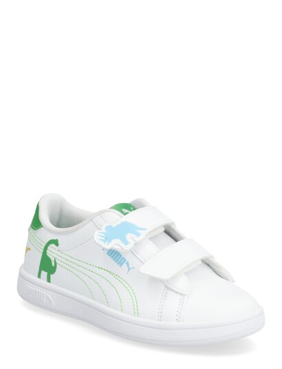 PUMA Puma Smash 3.0 Dino V Ps White 35 PUMA Puma Smash 3.0 Dino V Ps White 35