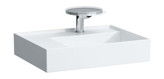 Kartell Laufen servant, 60x46 cm, høyre, hvit