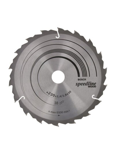 Bosch Rundsavklinge Speedline Wood 230X30/18Mm