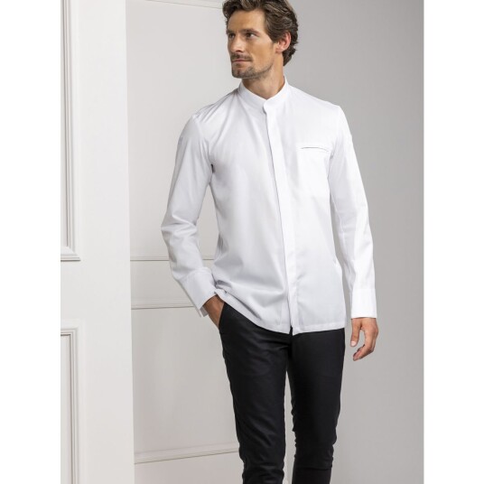 Le Nouveau Chef Alain Kokkejakke til herre XL Hvit med Tencel Le Nouveau Chef Alain Kokkejakke til herre XL Hvit med Tencel