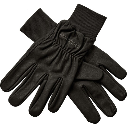 Deerhunter Leather Gloves Wood XL