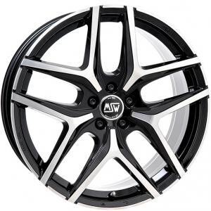 MSW 40 Black Polished 8x19 5/112 ET45 B73.1 MSW 40 Black Polished 8x19 5/112 ET45 B73.1