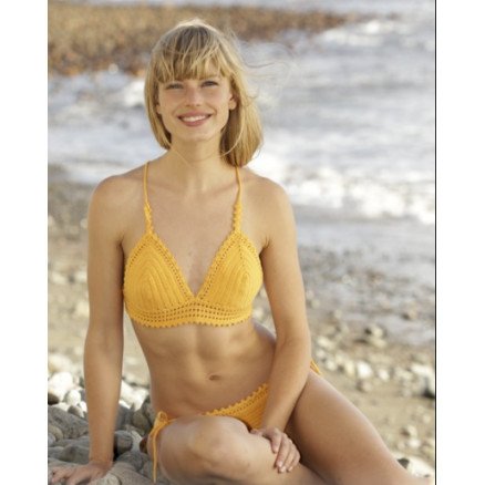 Tahiti by DROPS Design Bikini Hekleoppskrift str S XXXL
