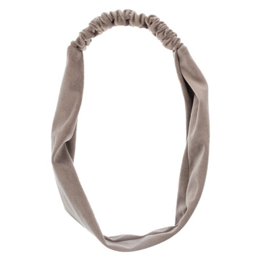 DARK Velvet Headband Taupe DARK Velvet Headband Taupe