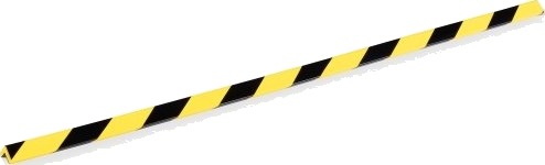 Durable 1111130 Plast Svart Gult Flat 1000 Mm 26 Mm Durable 1111130 Plast Svart Gult Flat 1000 Mm 26 Mm