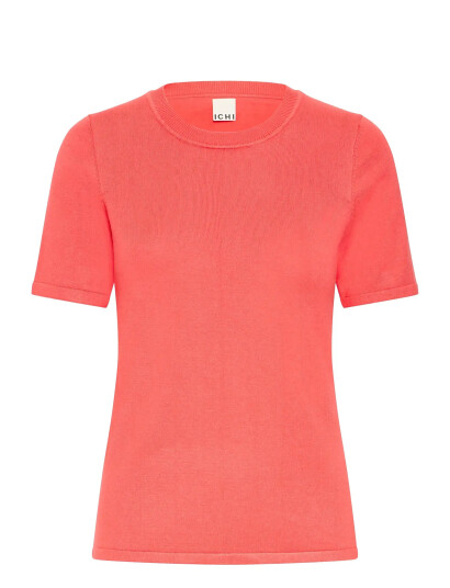ICHI Ihluls O Neck Ss Coral S ICHI Ihluls O Neck Ss Coral S