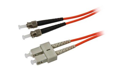 Synergy Fiberkabel Duplex ST/SC OM2 2m Synergy Fiberkabel Duplex ST/SC OM2 2m
