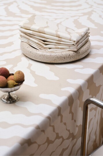 Jotex Serviett i 4pakning Beige/naturhvit FERN 22107390293