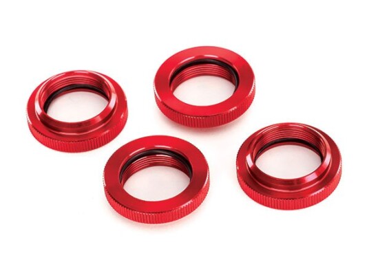 Traxxas 7767R Spring retainer GTX-shocks Alum Red 4 Traxxas 7767R Spring retainer GTX-shocks Alum Red 4