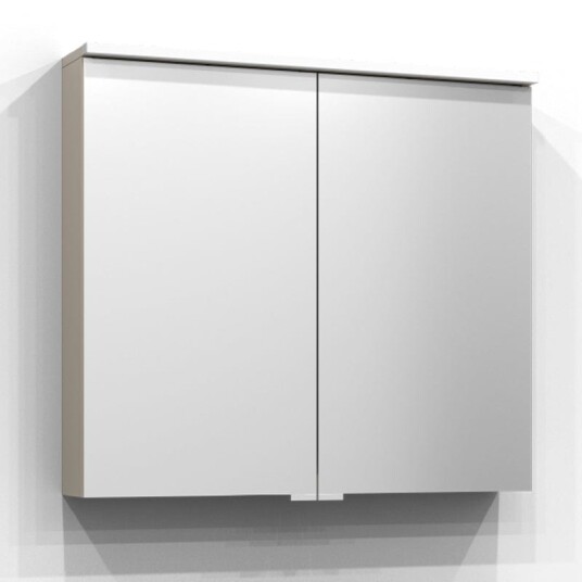 Svedbergs Sarek Speilskap med Servantlys Sand / 80cm Nei