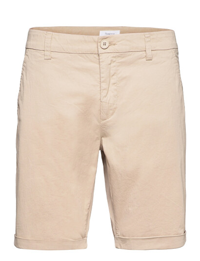 Knowledge Cotton Apparel Regular Chino Poplin Shorts - Gots/ - Beige - 29