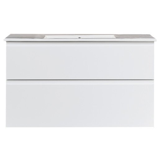 Cassøe Front møbelsett m/skuffer, 81 cm, hvit