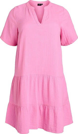 Zizzi   Kjole vViva 1/2 Abk Dress   Rosa