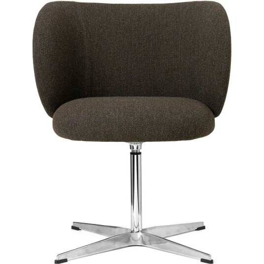 Ferm Living Rico Dining Swivel Bouclé Spisestol Mørkegrå Melange Ferm Living Rico Dining Swivel Bouclé Spisestol Mørkegrå Melange