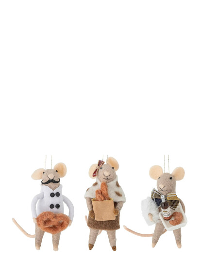 Bloomingville Peo Ornament - Beige - H12CM Bloomingville Peo Ornament - Beige - H12CM