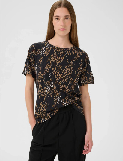 InWear Almaiw Print Tshirt - Black - XXS InWear Almaiw Print Tshirt - Black - XXS