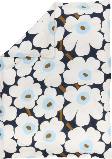 Unikko Dynetrekk 210x150 cm Off white / Blueberry Unikko Dynetrekk 210x150 cm Off white / Blueberry