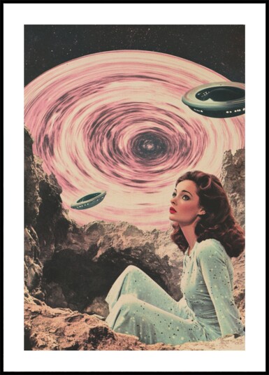 Pink Galaxy Gaze Plakat / 30x40