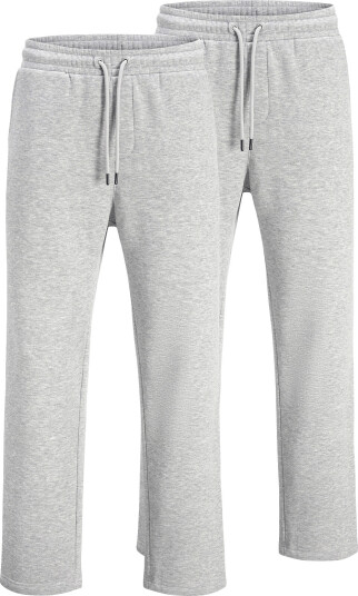 Jack & Jones Jpstkane Bradley Uncuffed Swt Pant 2Pkmp Grey XL