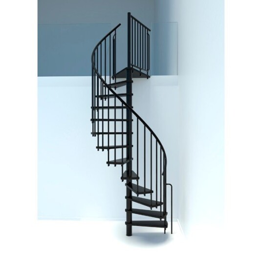Minka Berlin Spiraltrapp I Sort sort ø120 Minka Berlin Spiraltrapp I Sort sort ø120