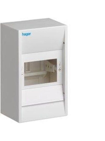 Hager Enclosure ip30 4m 1 row Hager Enclosure ip30 4m 1 row