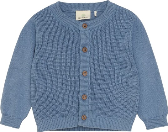 En Fant Cardigan Strikk Infinity En Fant 68 Cardigan Blå 62