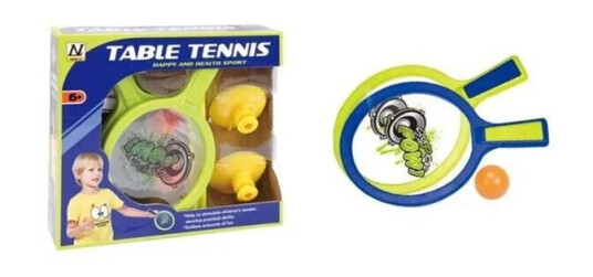 Masen Toys Bordtennis st m/bat bolde net m sugekopper +3r Masen Toys Bordtennis st m/bat bolde net m sugekopper +3r