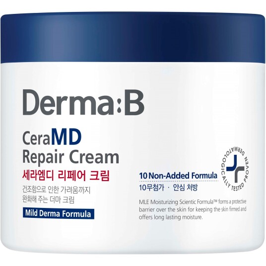Derma:B CeraMD Fuktighetsgivende Ansiktskrem 430 ml for Tørr og Sensitiv Hud