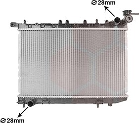 VAN WEZEL 13002123 Radiator motorkjøling VAN WEZEL 13002123 Radiator motorkjøling