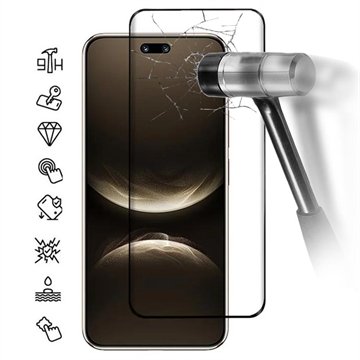 Huawei Nova 14 Ultra Full Cover Beskyttelsesglass   9H Svart kant