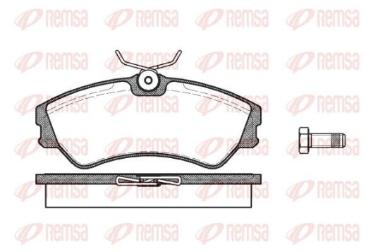 Bremseklosser REMSA 0383.00 Bremseklosser REMSA 0383.00