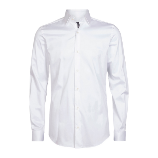 Tracker 5580 Eksklusiv Stretch Slim Shirt Hvit 1 stk STK-5580 M