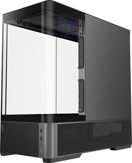 Antec C6 Mid-Tower PC-kabinett ATX Herdet Glass 3 ARGB-vifter Svart