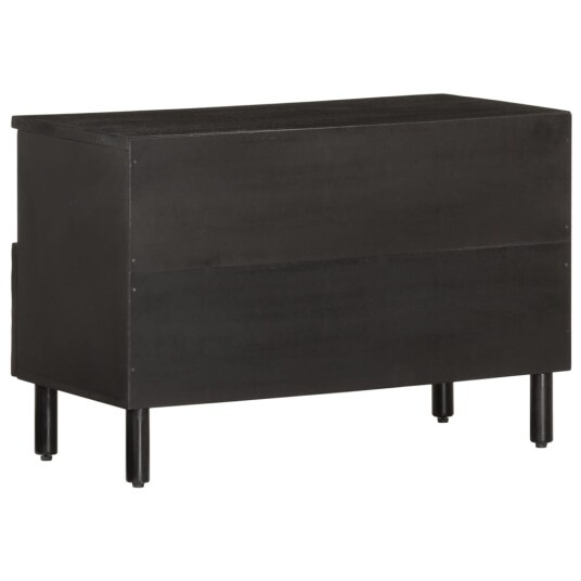 TV-benk svart 70x33x46 cm heltre mango 8720845422387