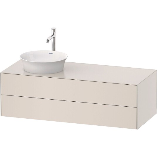 Duravit White Tulip Servantskap 2 skuf. 130x55x40,8 cm Nordisk Hvit Matt