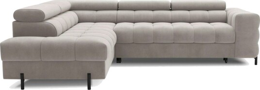 Hjørnesofa Eltap Ferucce 276x200x93 cm Paros 02 Beige Venstre