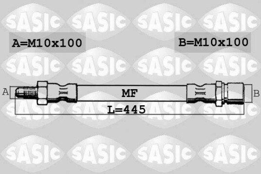 SASIC 6606110 Bremseslange