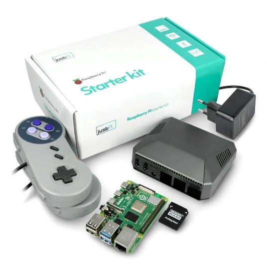 RetroPie kit med Raspberry Pi 4B 4GB spillkonsollsett