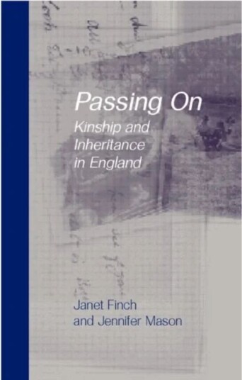 Passing On Av Janet Finch, Jennifer Mason