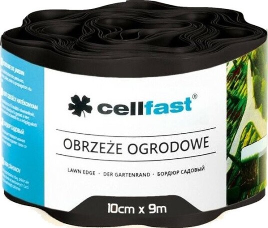 Plenkant Cellfast Plen- og bedkant 10 cm x 9 m svart