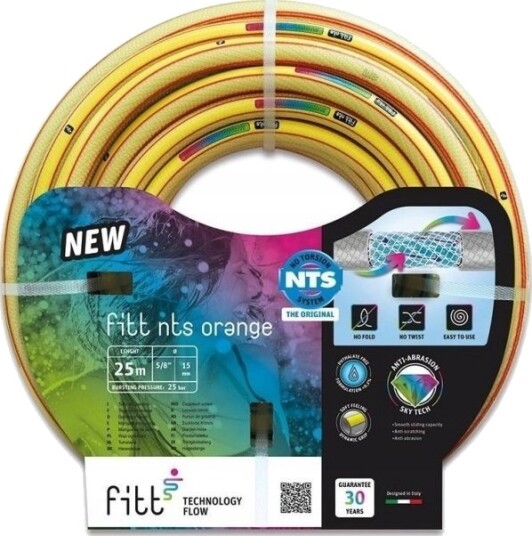 Watering Hose Nts Orange 5/8" Five Layer 50M Watering Hose Nts Orange 5/8" Five Layer 50M