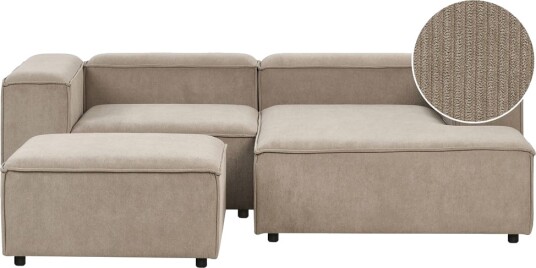 Modulær sofa med fotskammel Ardal