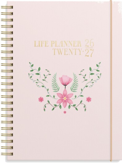 Grieg Life Planner Pink II Grieg A5 26/27 Grieg Life Planner Pink II Grieg A5 26/27