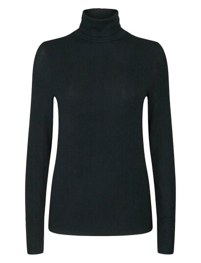 Nümph Nubowie Rollneck Rib - Black - XL Nümph Nubowie Rollneck Rib - Black - XL