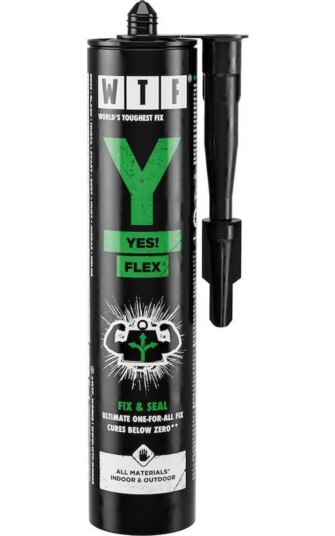 Thaugland Lim Og Fugemasse Y Yes Flex Svart 310ml
