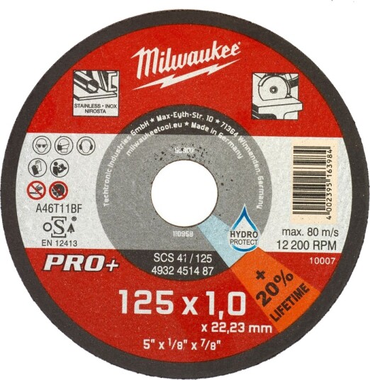 Milwaukee Metallkappskive Pro+