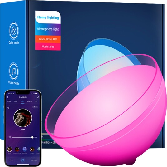 LED Lampe Rund Wi Fi