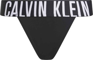 Calvin Klein Truser Intense Power Micro High Leg Thong Svart polyamid Large Dame