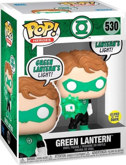 Northix Green Lantern POP-figur Vinylleketøy for samleobjekter 3.75 tommer